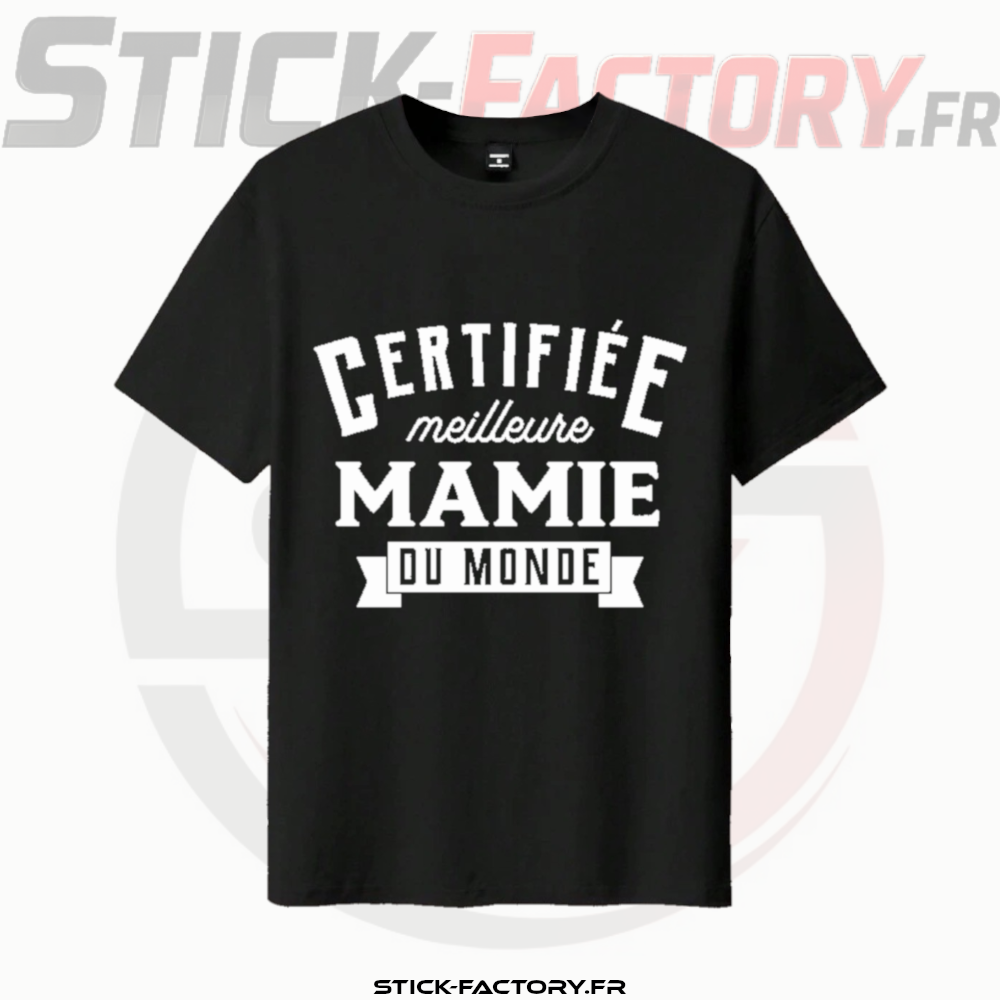 T-shirt Meilleure Mamie Stick-Factory