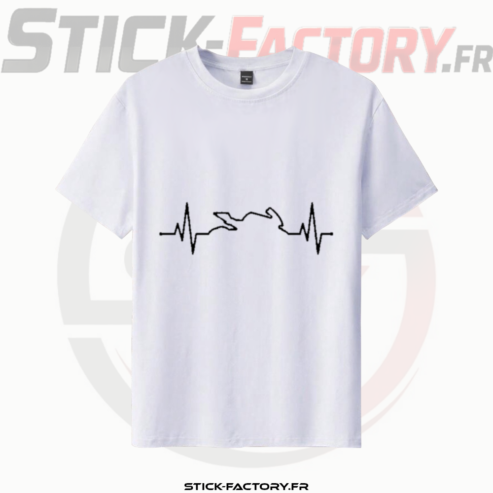 T-shirt Passion Moto Stick-Factory