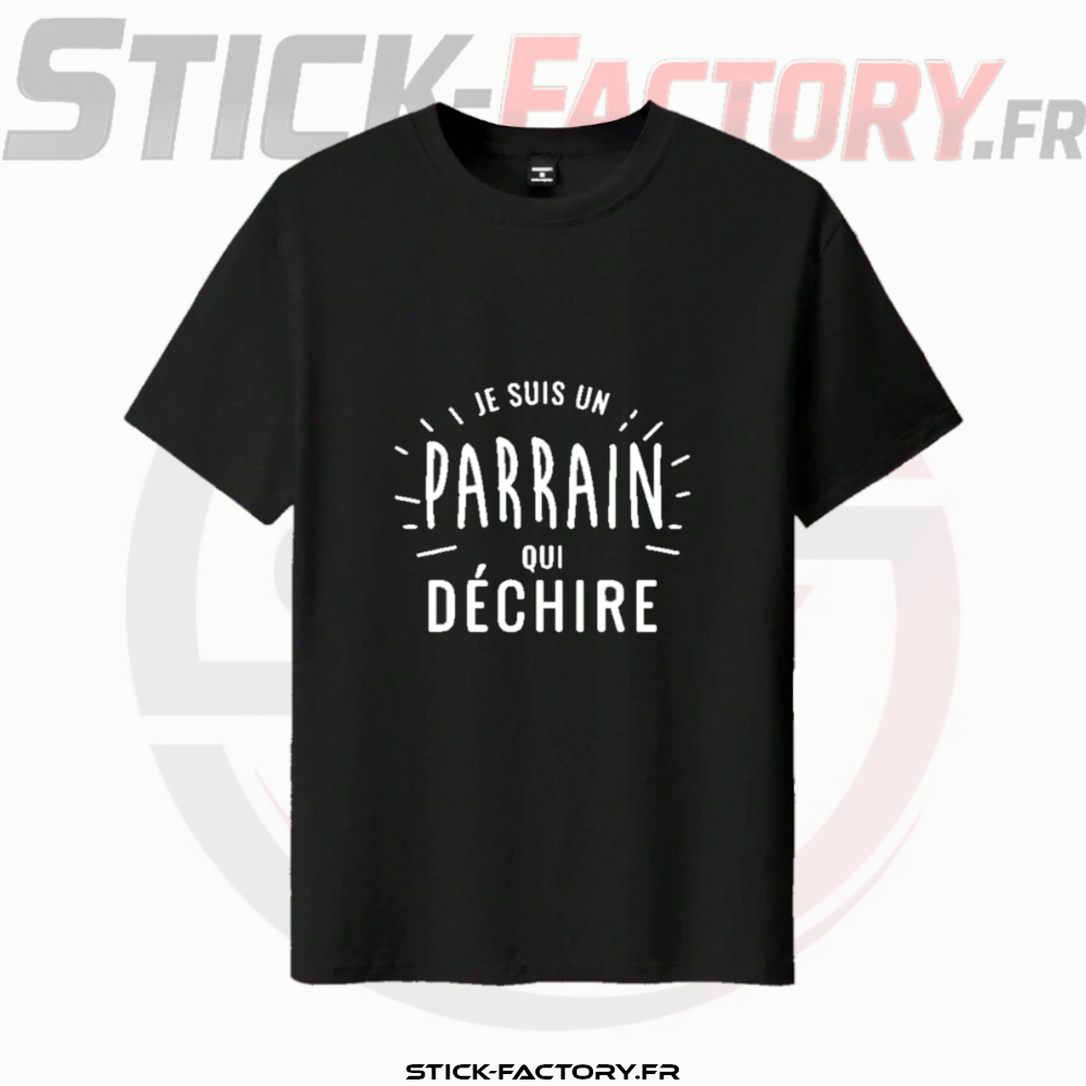 T-shirt Parrain Qui Déchire Stick-Factory