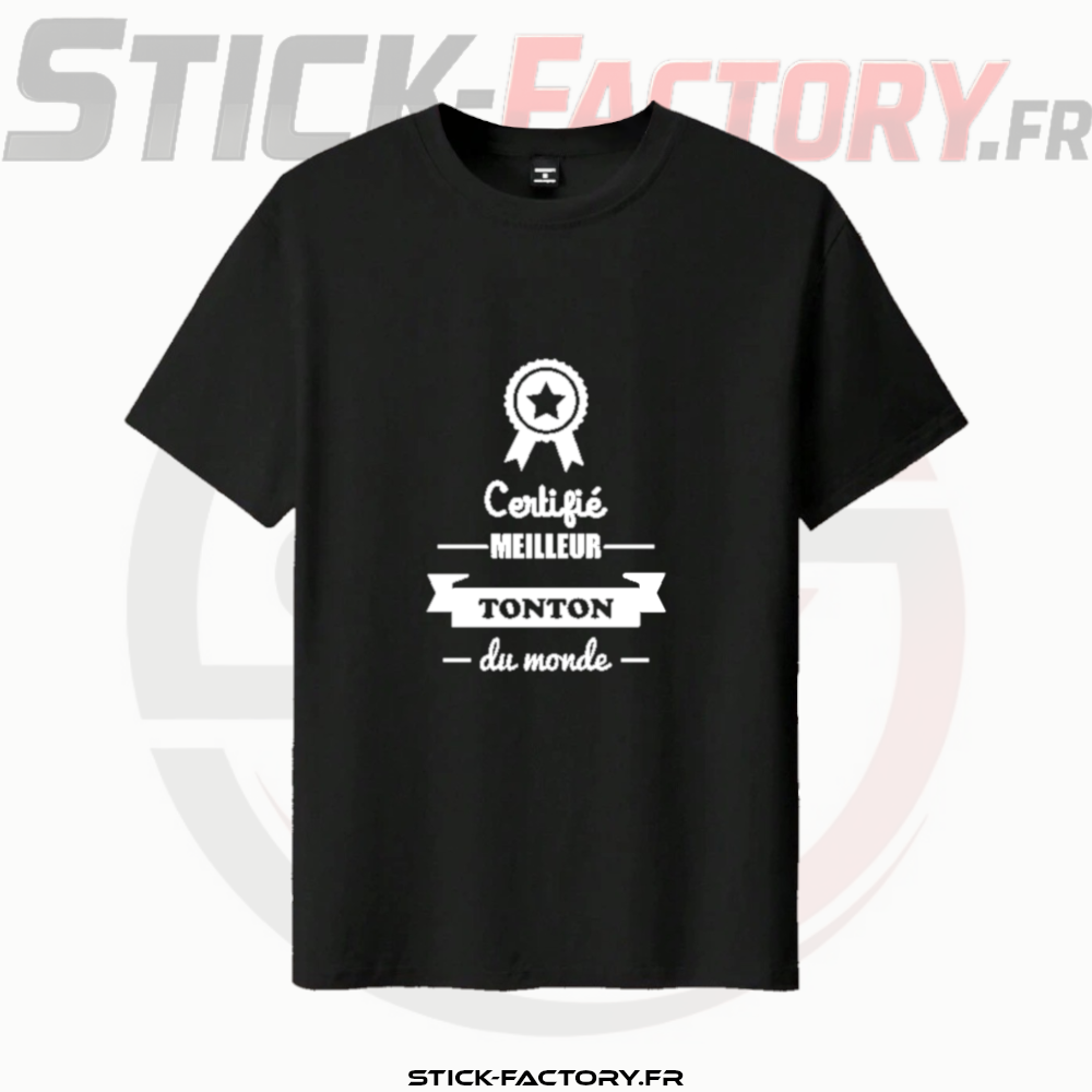 T-shirt Meilleur Tonton Stick-Factory