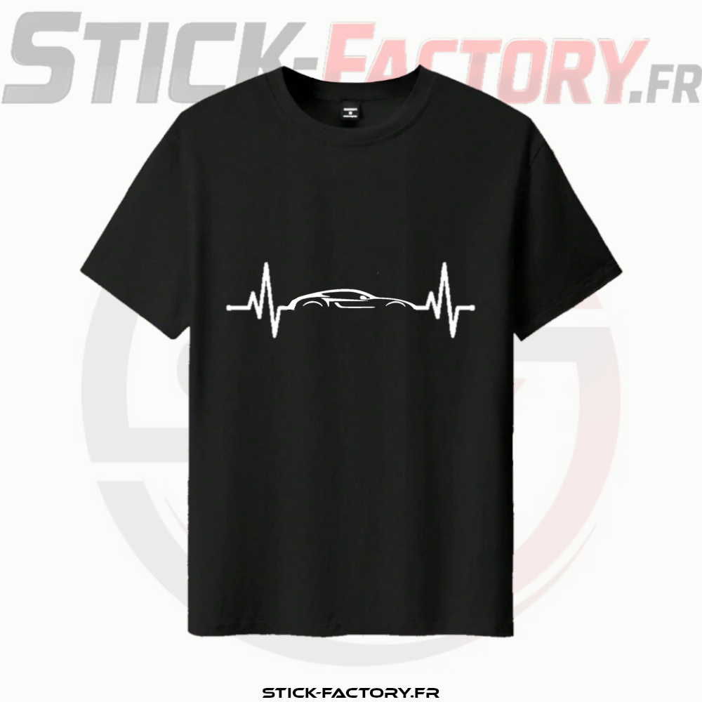 T-shirt Passion Voiture Stick-Factory