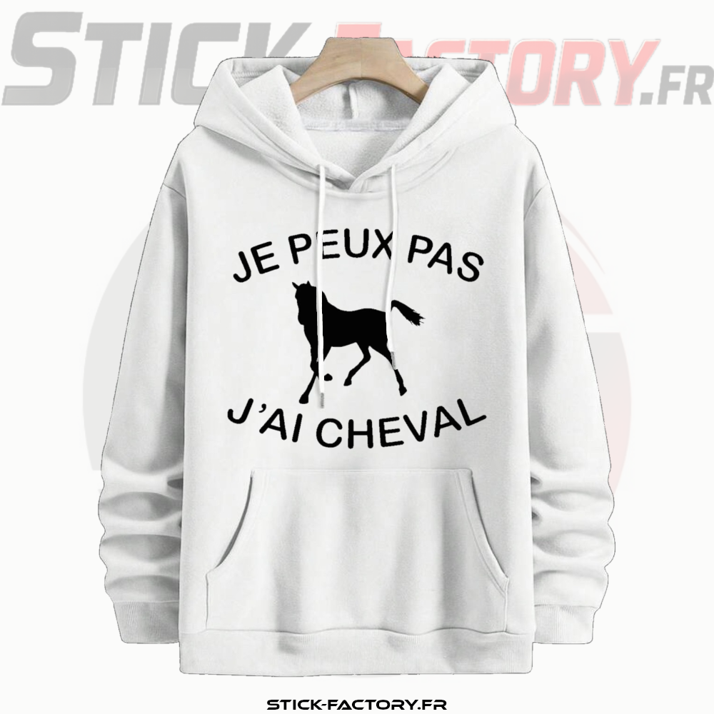 Pull Je Peux Pas J'ai Cheval Stick-Factory