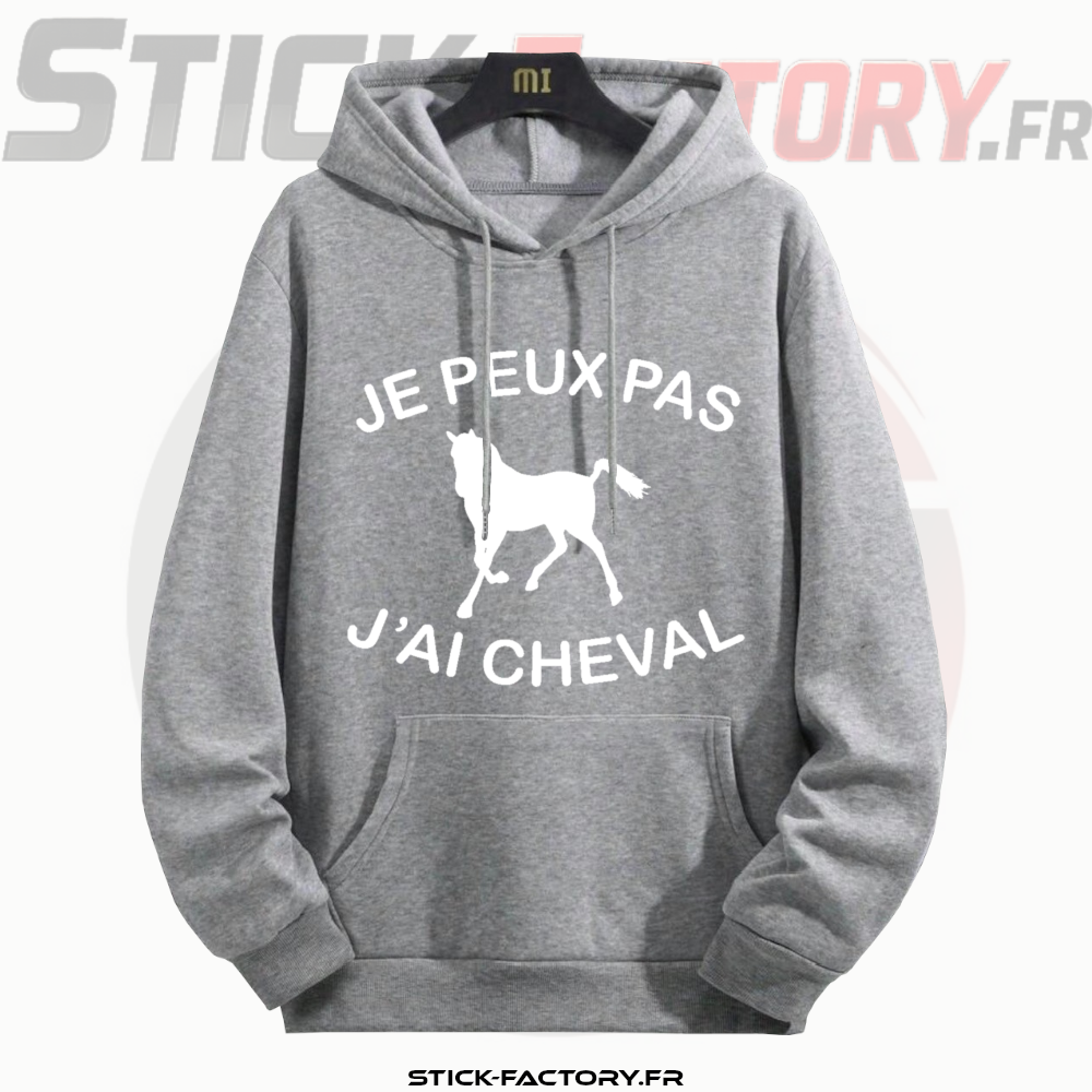 Pull Enfant Je Peux Pas J'ai Cheval Stick-Factory