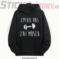 Pull J'Peux Pas J'ai Muscu - Stick-Factory